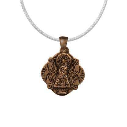 Vintage Bronze Our Lady of the Pillar Medal