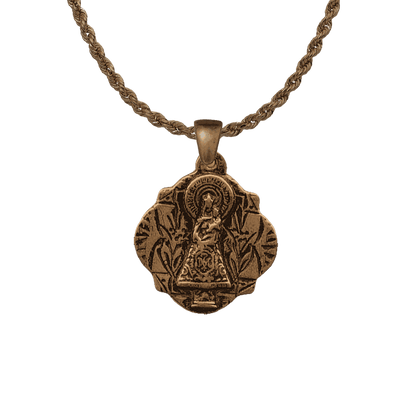 Vintage Bronze Our Lady of the Pillar Medal