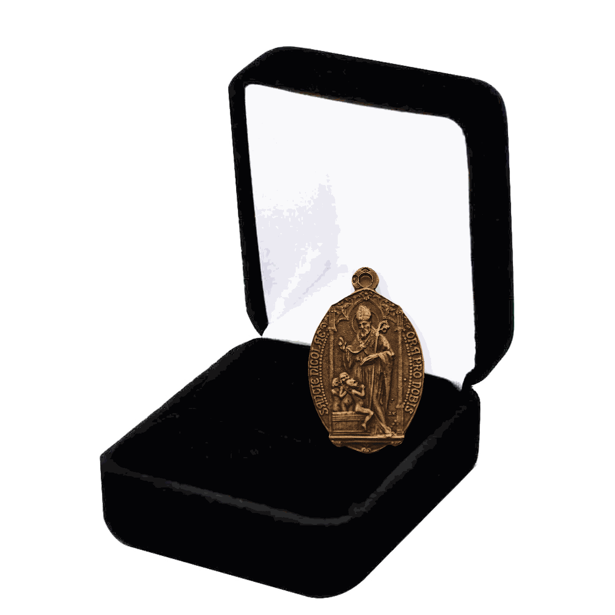 Vintage Bronze St. Nicholas Medal