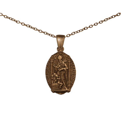 Vintage Bronze St. Nicholas Medal