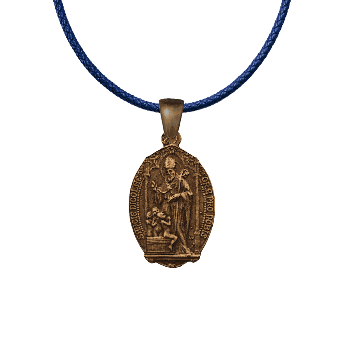 Vintage Bronze St. Nicholas Medal