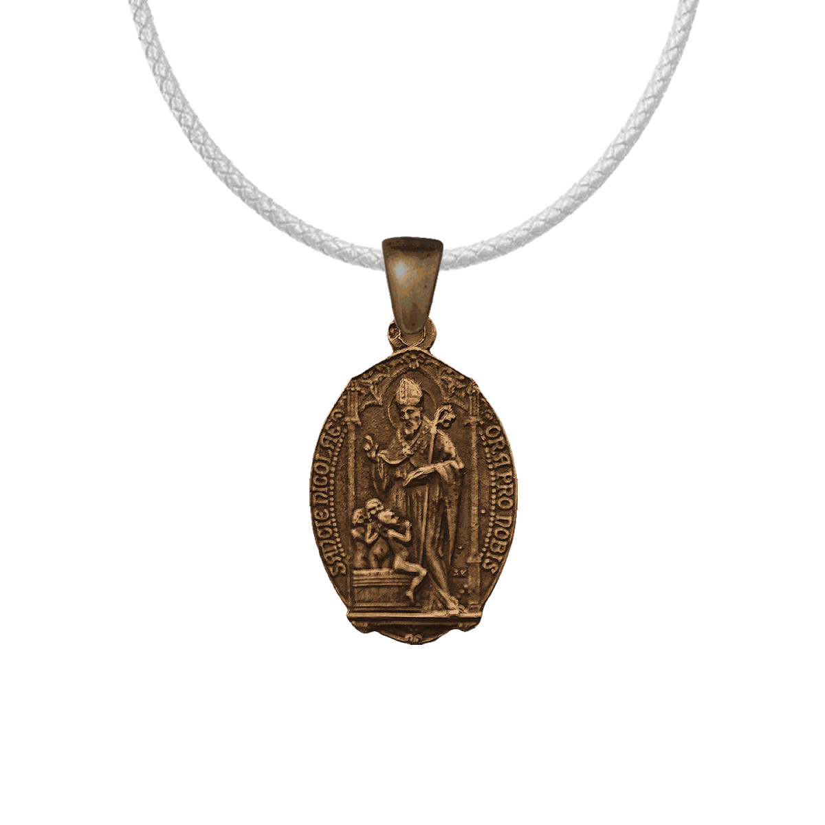 Vintage Bronze St. Nicholas Medal