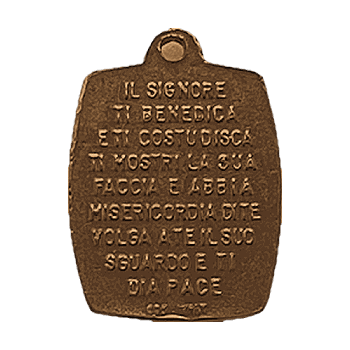 Vintage Bronze St. Francis with Birds Medal