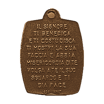 Vintage Bronze St. Francis with Birds Medal