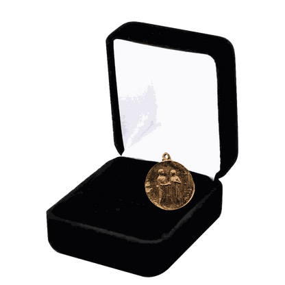 Vintage Bronze Garden of Eden Marriage Medal