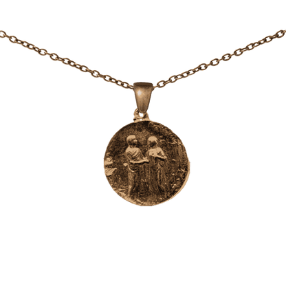 Vintage Bronze Garden of Eden Marriage Medal