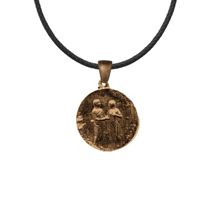 Vintage Bronze Garden of Eden Marriage Medal