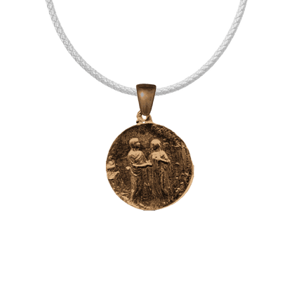 Vintage Bronze Garden of Eden Marriage Medal