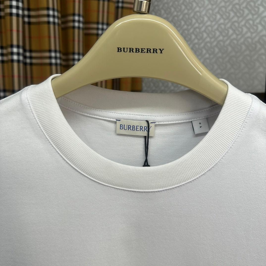 Burberry T-Shirt Without Collar 'White'