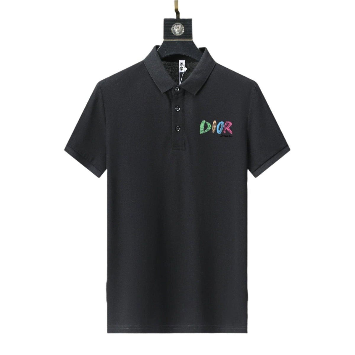 Dior Black T-Shirt With Collar