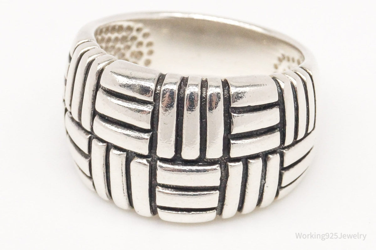 Vintage Sterling Silver Band Ring - Size 5.75
