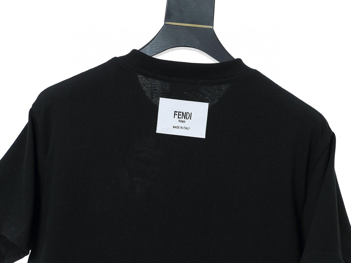 Fendi T-Shirt without Collar 'Black'