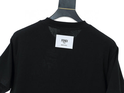 Fendi T-Shirt without Collar 'Black'