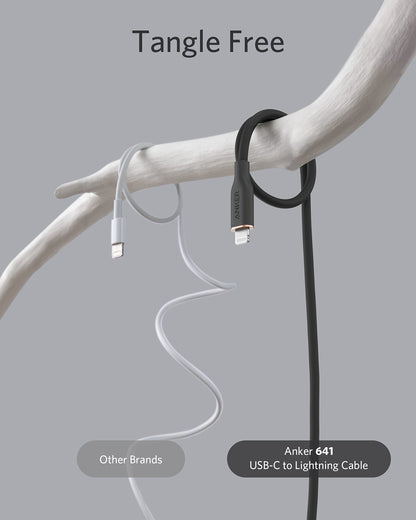 Anker <b>641</b> USB-C to Lightning Cable (Flow, Silicone) — photo 3 of 10