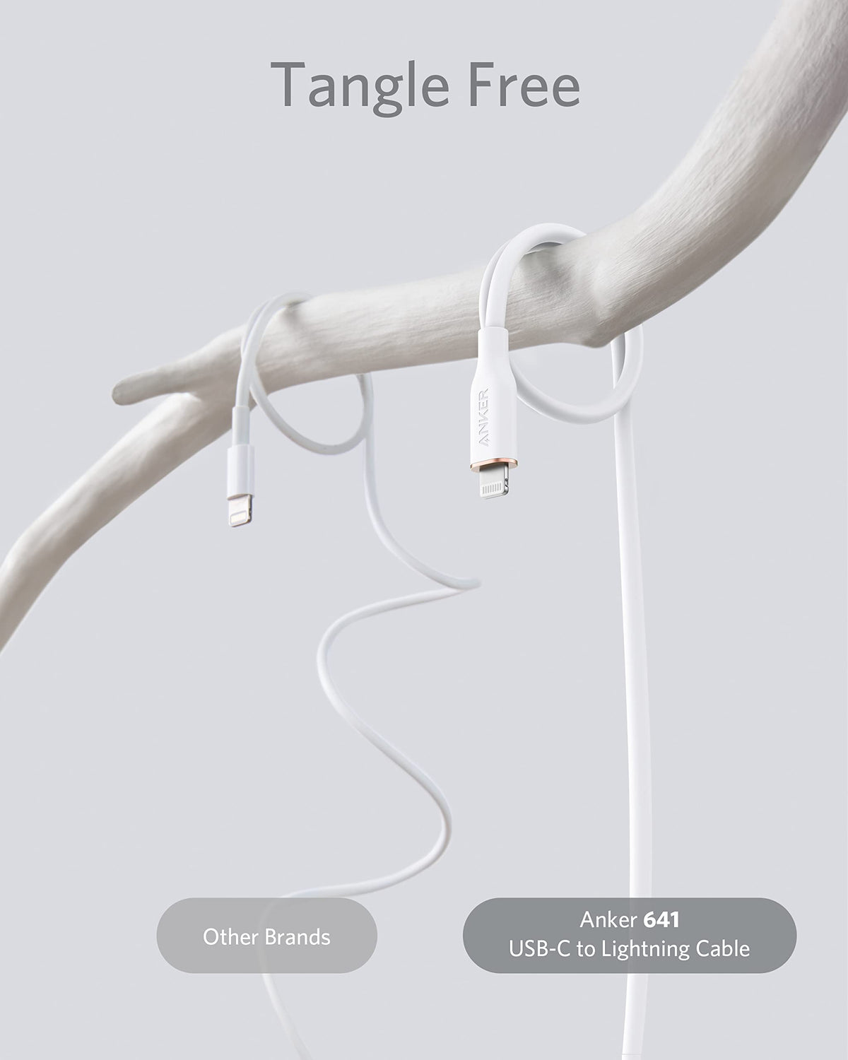 Anker <b>641</b> USB-C to Lightning Cable (Flow, Silicone) — photo 9 of 10