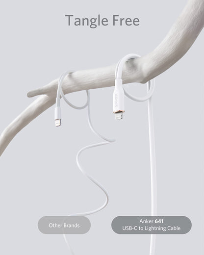 Anker <b>641</b> USB-C to Lightning Cable (Flow, Silicone) — photo 9 of 10