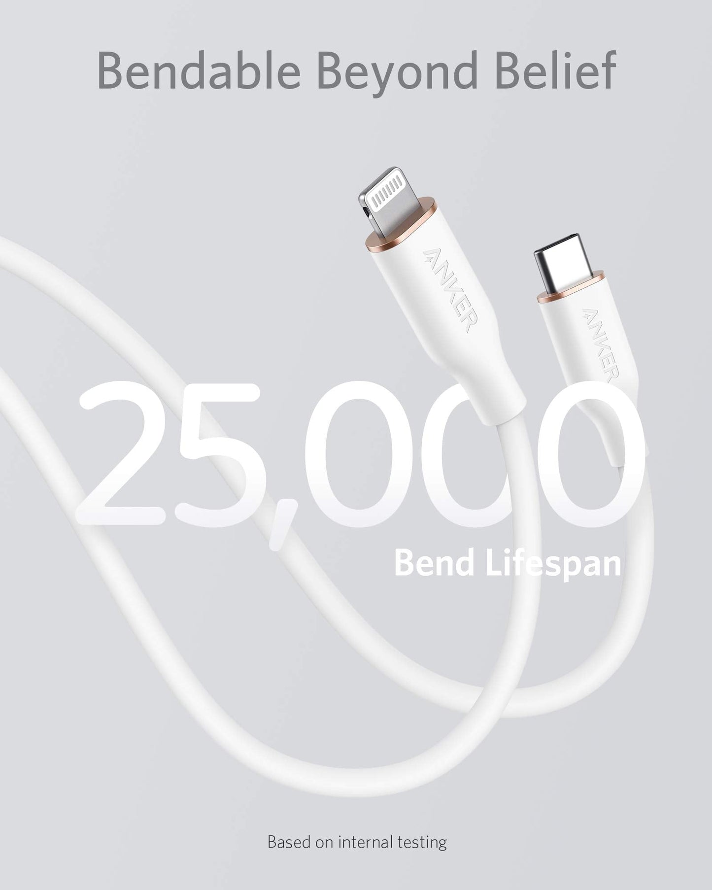 Anker <b>641</b> USB-C to Lightning Cable (Flow, Silicone) — photo 10 of 10