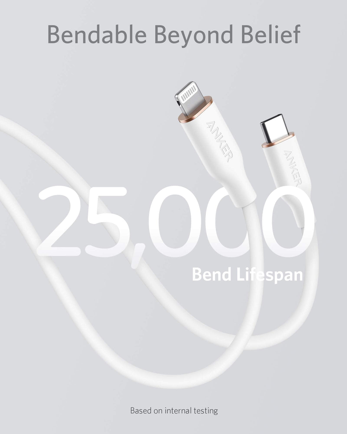 Anker <b>641</b> USB-C to Lightning Cable (Flow, Silicone) — photo 10 of 10