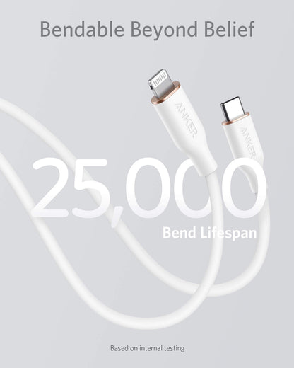 Anker <b>641</b> USB-C to Lightning Cable (Flow, Silicone) — photo 10 of 10