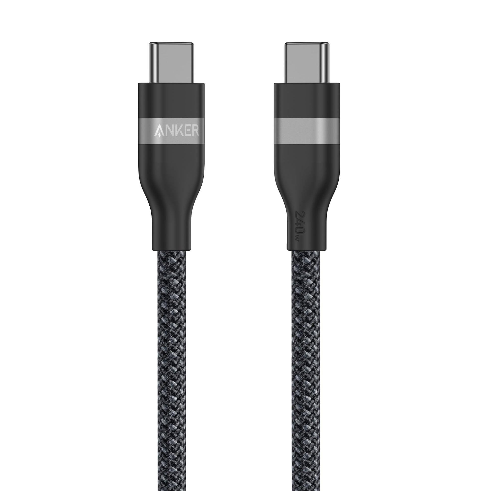 Anker USB-C to USB-C Cable (3 ft / 6 ft, 240W, Upcycled-Braided) — photo 7 of 10