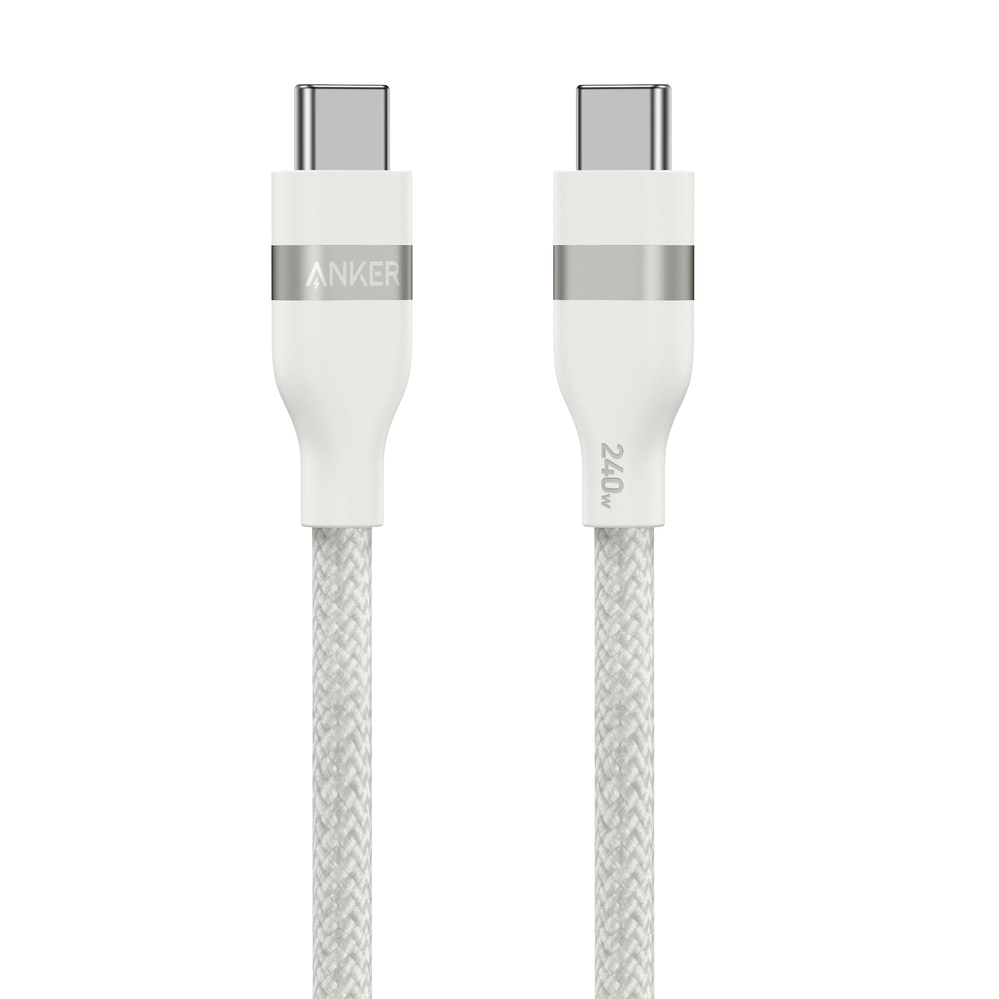 Anker USB-C to USB-C Cable (3 ft / 6 ft, 240W, Upcycled-Braided) — photo 1 of 10