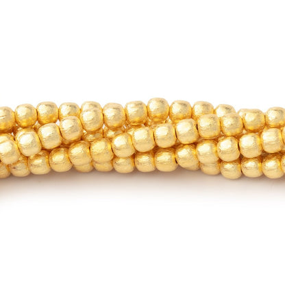 3mm Brushed Round Beads