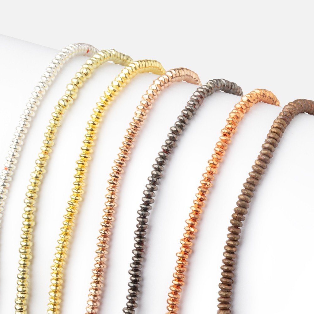 3mm Polished Disc Beads