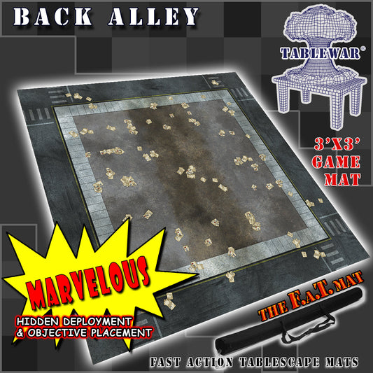 3x3 'Back Alley' F.A.T. Mat Battle Gaming Mat — photo 2 of 3
