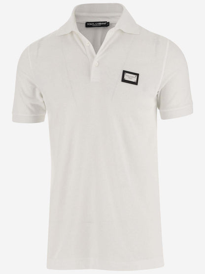 Dolce & Gabbana Cotton Polo Shirt With Logo