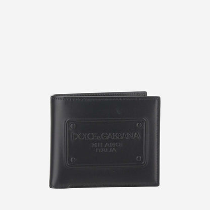 Dolce & Gabbana Calfskin Leather Bifold Wallet