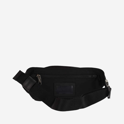 Dolce & Gabbana Small Nylon Pouch With Rubberized Logo
