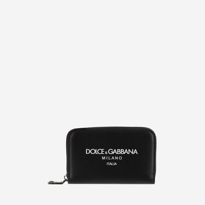 Dolce & Gabbana Leather Wallet With Logo
