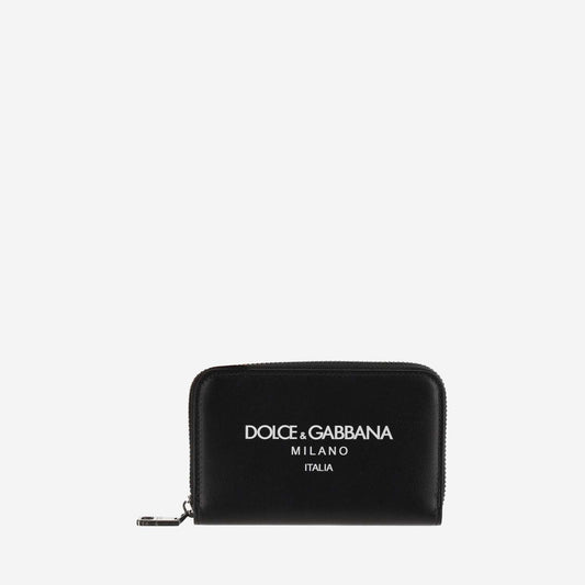 Dolce & Gabbana Leather Wallet With Logo