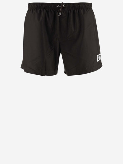 Dolce & Gabbana Nylon Swimsuit With Logo