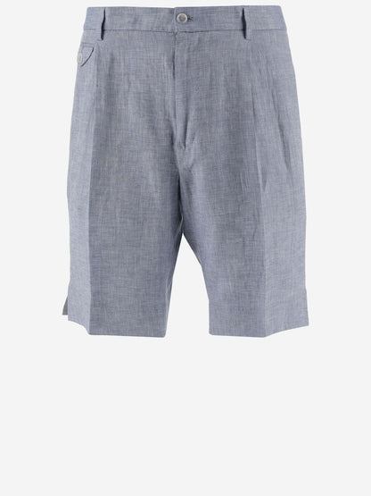 Dolce & Gabbana Linen Bermuda Shorts