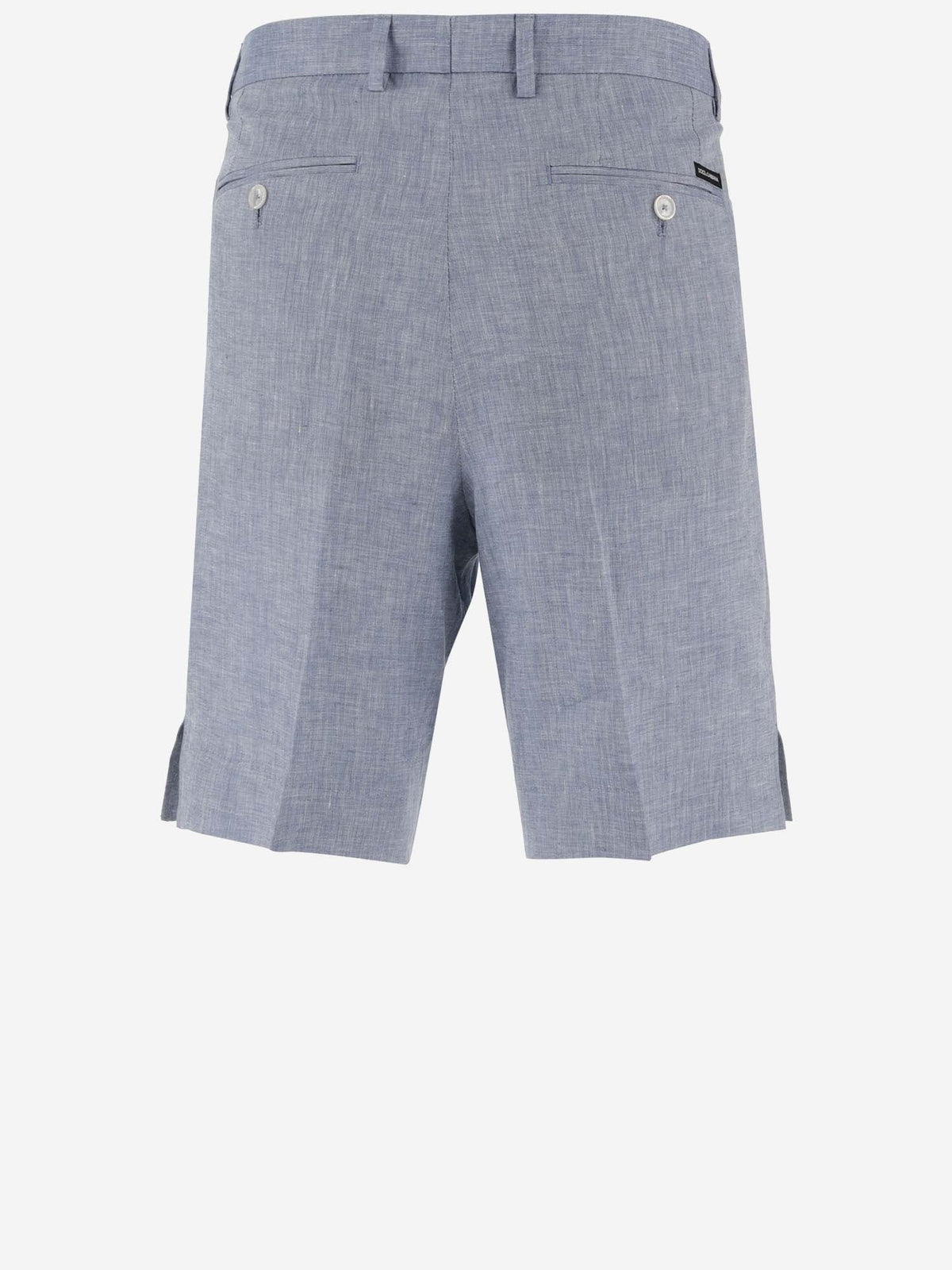 Dolce & Gabbana Linen Bermuda Shorts