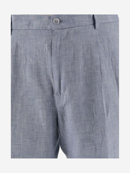 Dolce & Gabbana Linen Bermuda Shorts