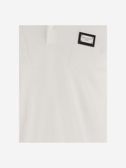 Dolce & Gabbana Cotton Polo Shirt With Logo