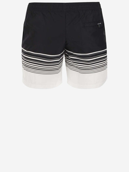 Dolce & Gabbana Nylon Swimsuit With Logo