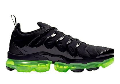 Nike Air VaporMax Plus Black Volt Sole Sneakers - Men's