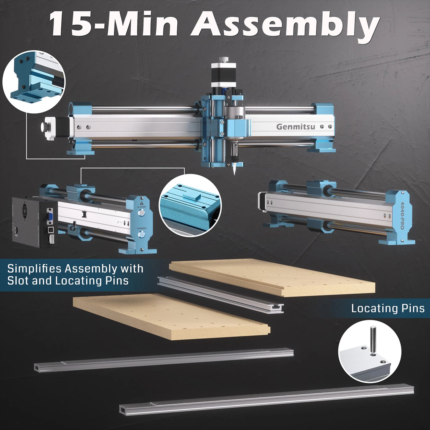 4040-PRO Desktop CNC Router Machine for Carving and Cutting — photo 6 of 9