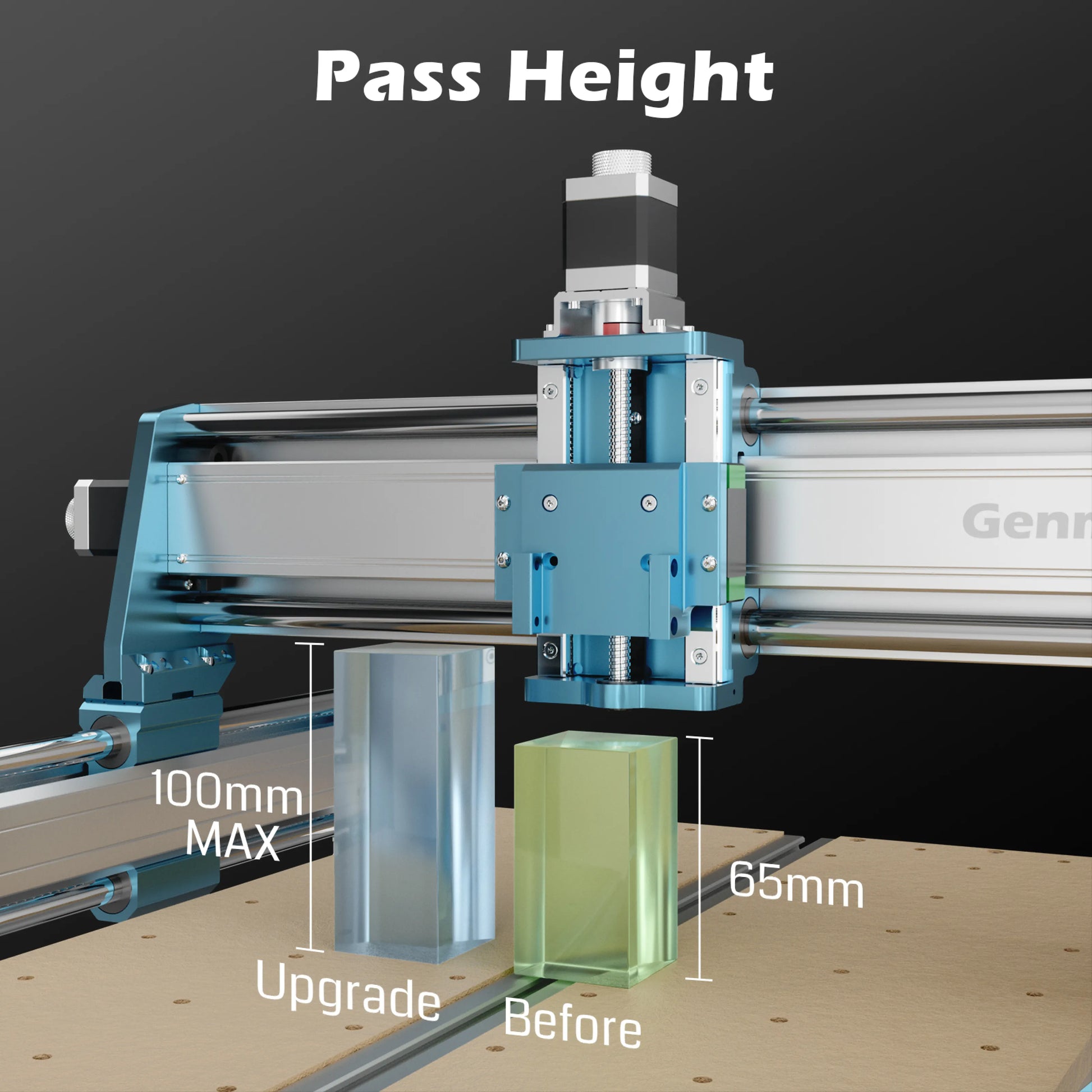 4040-PRO MAX CNC Router Machine, 710W Spindle, Linear Rail, Enhanced XZ Axis, Optional Vectric Bundle — photo 2 of 9