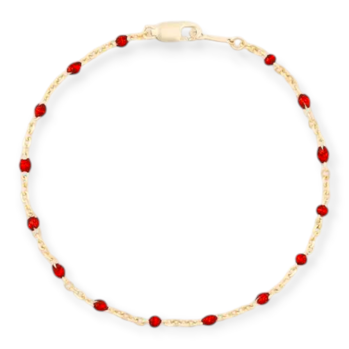 red daisy bracelet