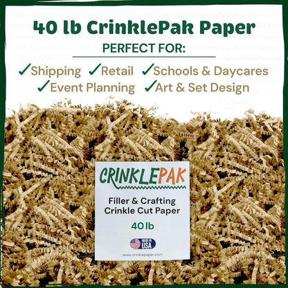 Crinkle Paper 40LB Ivory