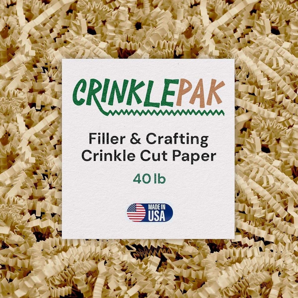 Crinkle Paper 40LB Ivory