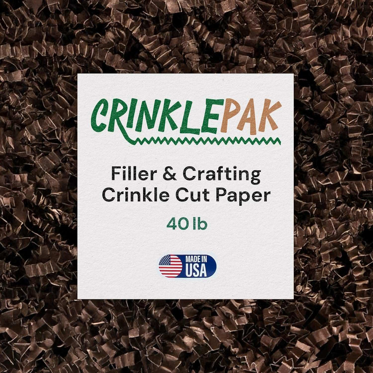 40 LB Chocolate Crinkle Paper