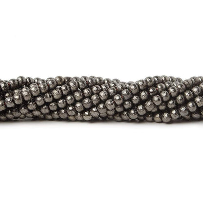 2.5mm Brushed Round Beads