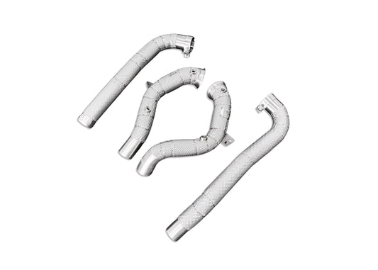 Mercedes AMG GT MaxFlow Heat-Shielded Downpipes — photo 2 of 5