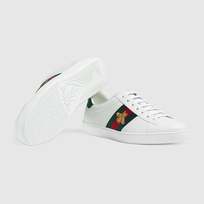 Gucci Ace GG Supreme Sneakers with Embroidered Bee