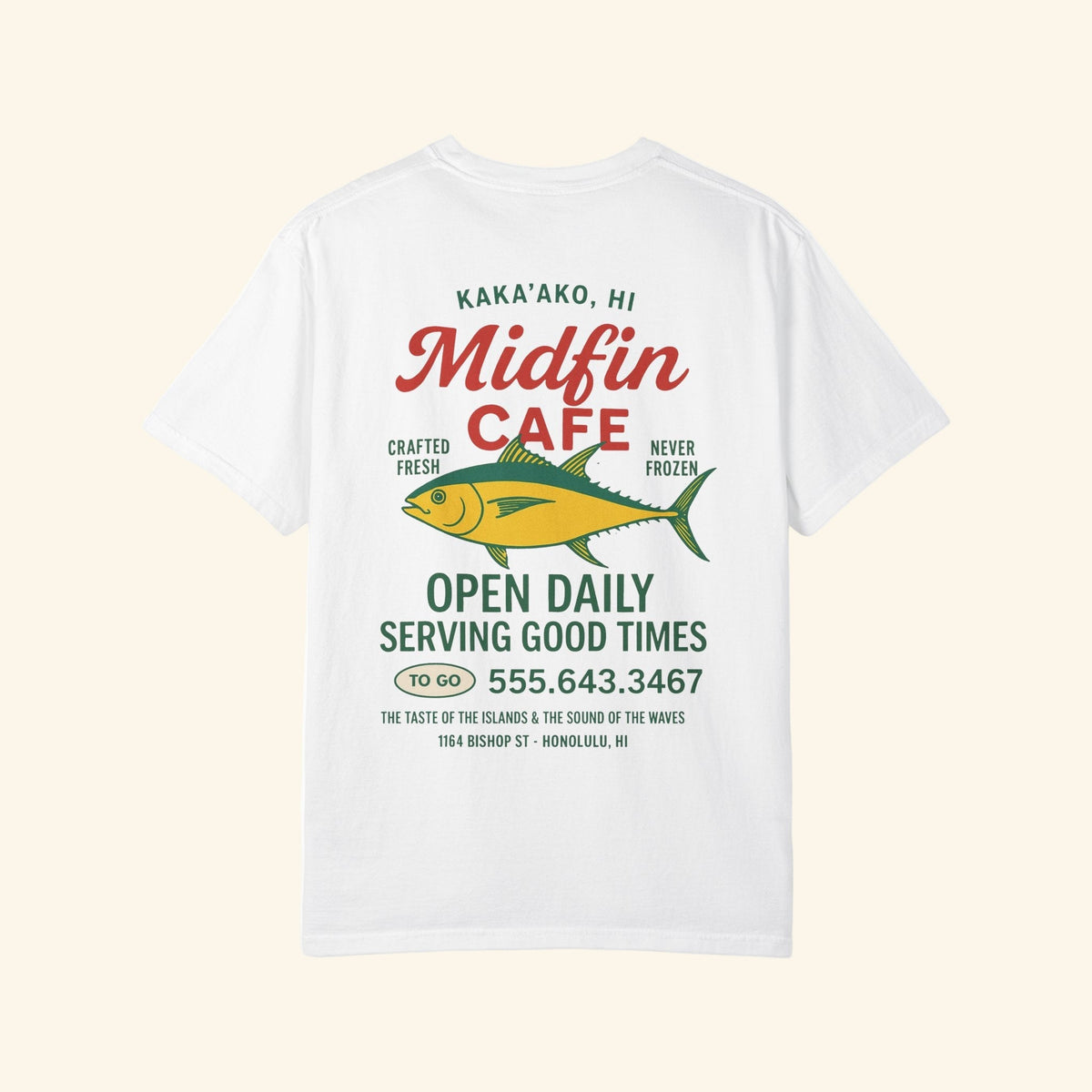 Midfin Café Tee